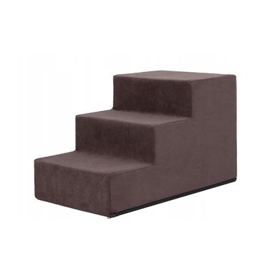 millybo Savoy 3-Step Dog Stairs, Brown