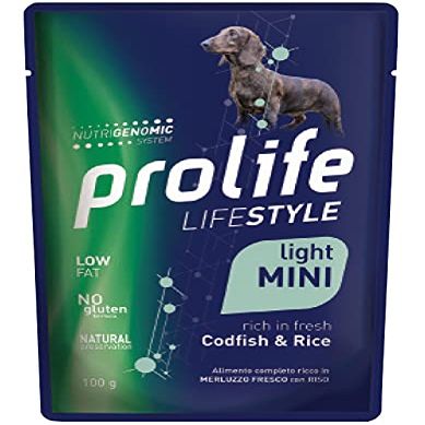 Prolife Wet Adult Dog Mini Light Cod and Rice 100 g
