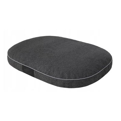 millybo OVAL KOLEINEN Dog Mattress, 70 x 50 x 15 cm, Black