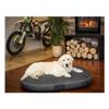 millybo OVAL KOLEINEN Dog Mattress, 70 x 50 x 15 cm, Black view 2