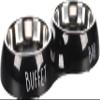 Flamingo Food and Water Bowl DIVAR Duo Dinner Black L 17CM 2x900ML view 1