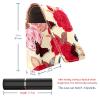 Rose and Butterflies Lip Gloss Holder with Mirror, Portable Lipstick Case view 3