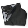 10 Hair Extension Storage Bags with Wooden Hangers (Black) view 4