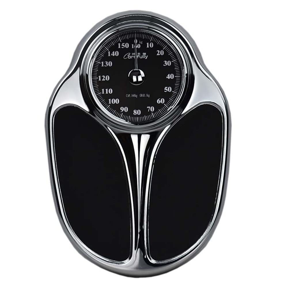 JWW Professional Mechanical Bathroom Scale, 160 kg, Analog Scale for Home, Gym, and Yoga Room