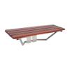 ZJYWMM Folding Wall-Mounted Shower Seat, Solid Wood, Red Wood Color, 30 x 25.8 cm view 2
