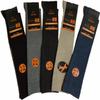 Black Jungle Harmony Support Socks, Travel Socks, Knee-High Support Socks for Women & Men, 5 Colors (S (35–38), Black – 7 Pairs) view 3