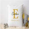 EZYshirt Personalized Birth Pillowcase with Monogram, Name Pillow, Baby Birth Gift, One Size view 4