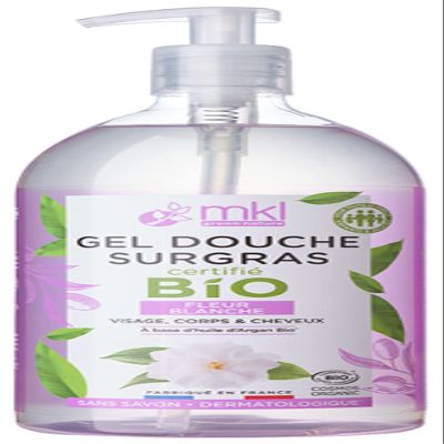 MKL Green Nature Organic Shower Gel with White Flowers, 1 L