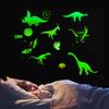 WUBAYI 2-Piece Glow-in-the-Dark Dinosaur Wall Stickers for Kids' Room, Bedroom & Living Room view 4