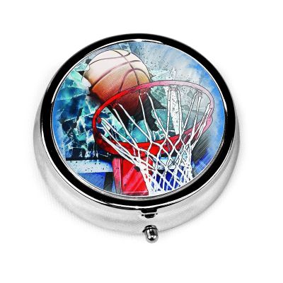 Basketball Sports Pill Case for Wallet