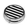 Black and White Striped Pill Organizer view 2