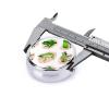 Cute Watercolor Frog Pill Case for Purse and Travel view 4