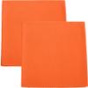 argus XXL Eyeglass Cleaning Cloths, 2-Pack, 30 x 40 cm, Washable, Orange view 1