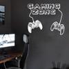 Large Gaming Zone Gamepad Controller Wall Decal, 112 x 94 cm view 1