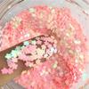 Plum Flower 3 mm Nail Art Glitter Sequins, Laser Silver, Eco-Friendly PET, 8 g (Laser Red, 8 g) view 4