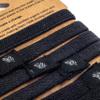 Wild & Stone 6-Pack Biodegradable Plastic-Free Hair Ties, Organic Cotton & Natural Rubber, No-Crease Ponytail Holders (Black) view 3
