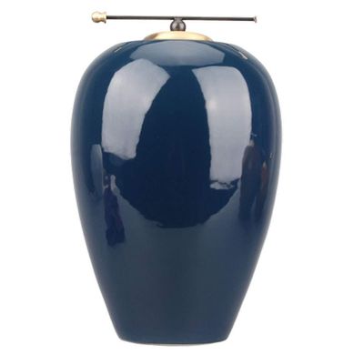 WXTRE Small Ceramic Pet Urn, Funeral Memorial for Pet Ashes (Size: 23 cm)
