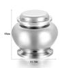 WXTRE Small Silver Pet Urn for Dog or Cat Ashes, 4 cm view 2