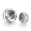 WXTRE Small Silver Pet Urn for Dog or Cat Ashes, 4 cm view 4