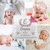 Personalized Baby Cushion with Filling, Pink Back, 40 x 40 cm view 3
