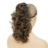 IMISSU Messy Curly Short Claw-Clip Ponytail Hair Extension, Black Ombre Copper view 3
