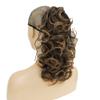 IMISSU Messy Curly Short Claw-Clip Ponytail Hair Extension, Black Ombre Copper view 4