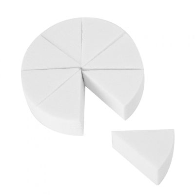 Cosmetic Wedge Makeup Sponge Puffs, Foundation Applicators, 8-Piece Set
