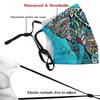 Elephant Indian Bohemian Boho Face M-A-S-K with 2 Filters, Washable, Reusable, for Men and Women view 4