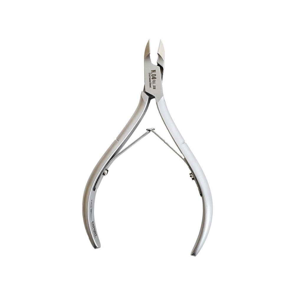 Nail Nipper N-04, 109 mm, Stainless Steel, Double Spring, Silver