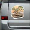Safari Animals Personalized Name Sticker, 15 x 15 cm view 2