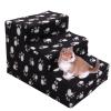 Pet Climbing Ladder, 3-Step Dog Stairs for Small Dogs and Cats view 2