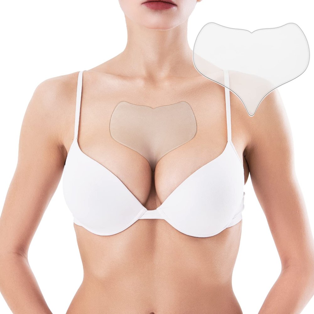 Maitys Reusable Breast Wrinkle Pad for Women, 5.9 x 4.7 Inches