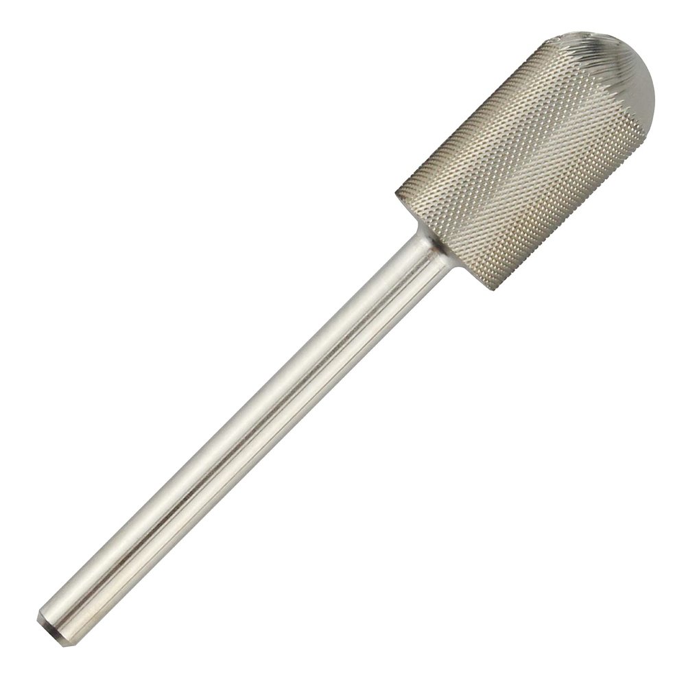 C&I Nail Drill Bit, Rounded Head, Large Shank, for E-File Machines, for Fast Gel Nail Removal, Double Fine (2XF)