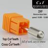 C&I Nail Drill Bit, Rounded Head, Large Shank, for E-File Machines, for Fast Gel Nail Removal, Double Fine (2XF) view 3
