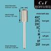 C&I Nail Drill Bit, Rounded Head, Large Shank, for E-File Machines, for Fast Gel Nail Removal, Double Fine (2XF) view 4