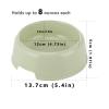 Plastic Cat Food and Water Bowls, 4-Piece Set view 3