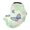 Floral Butterfly Baby Car Seat Canopy view 2