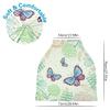 Floral Butterfly Baby Car Seat Canopy view 3
