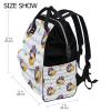 LDIYEU Cat Diaper Bag Travel Backpack, Large Capacity view 2