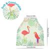 Red Crane Bird Baby Car Seat Canopy and Nursing Cover view 3