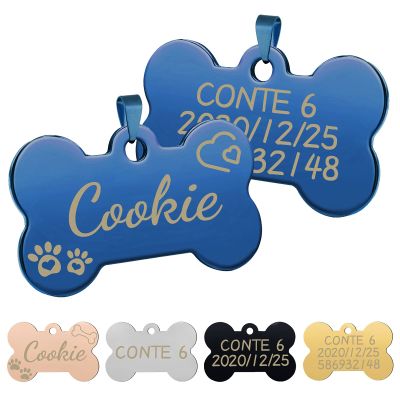 Uiopa 2-Pack Engraved Dog Tags
