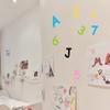 Kleckerliese Letter Sticker 8 cm, Single, Silk-Matte Alphabet Sticker A–Z, Pink view 4