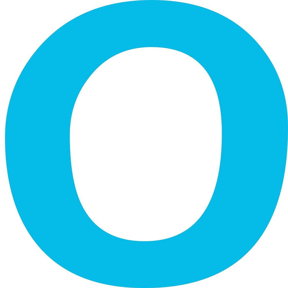 Kleckerliese Number Sticker, 10 cm, Single, Light Blue, 0
