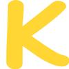 Kleckerliese 6 cm Letter Sticker K, Satin-Matte, Yellow view 1