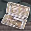 16-Piece Nail Clipper Set, Stainless Steel Manicure & Pedicure Grooming Kit view 2