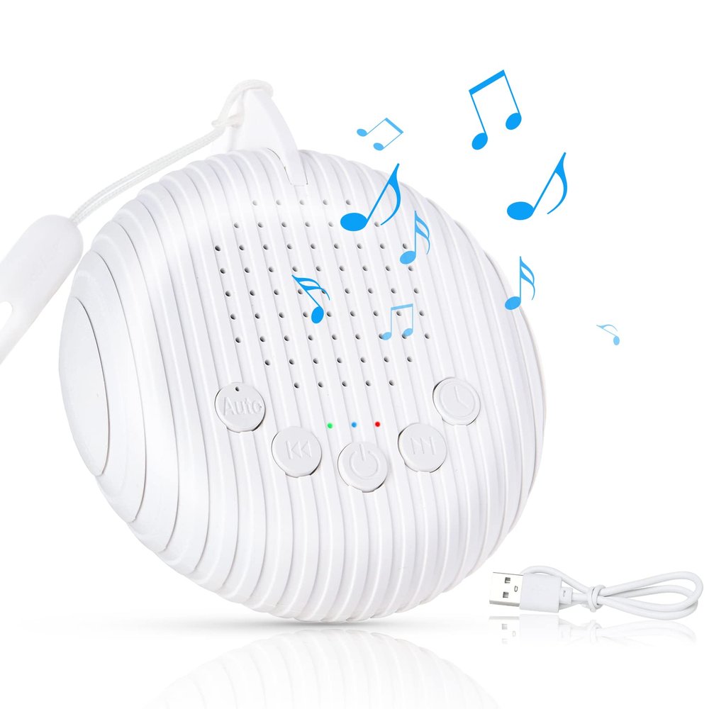 URAQT White Noise Machine, Baby Sleep Aid, USB Rechargeable