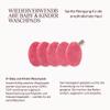 Waschies Baby & Kids Wash Pads, 5-Pack, Pink, Hypoallergenic view 2