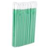 P-Beauty Microfiber Lip Brushes for Eyelash Extensions, Lint-Free, Green, 200 Count view 2