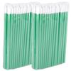 P-Beauty Microfiber Lip Brushes for Eyelash Extensions, Lint-Free, Green, 200 Count view 3