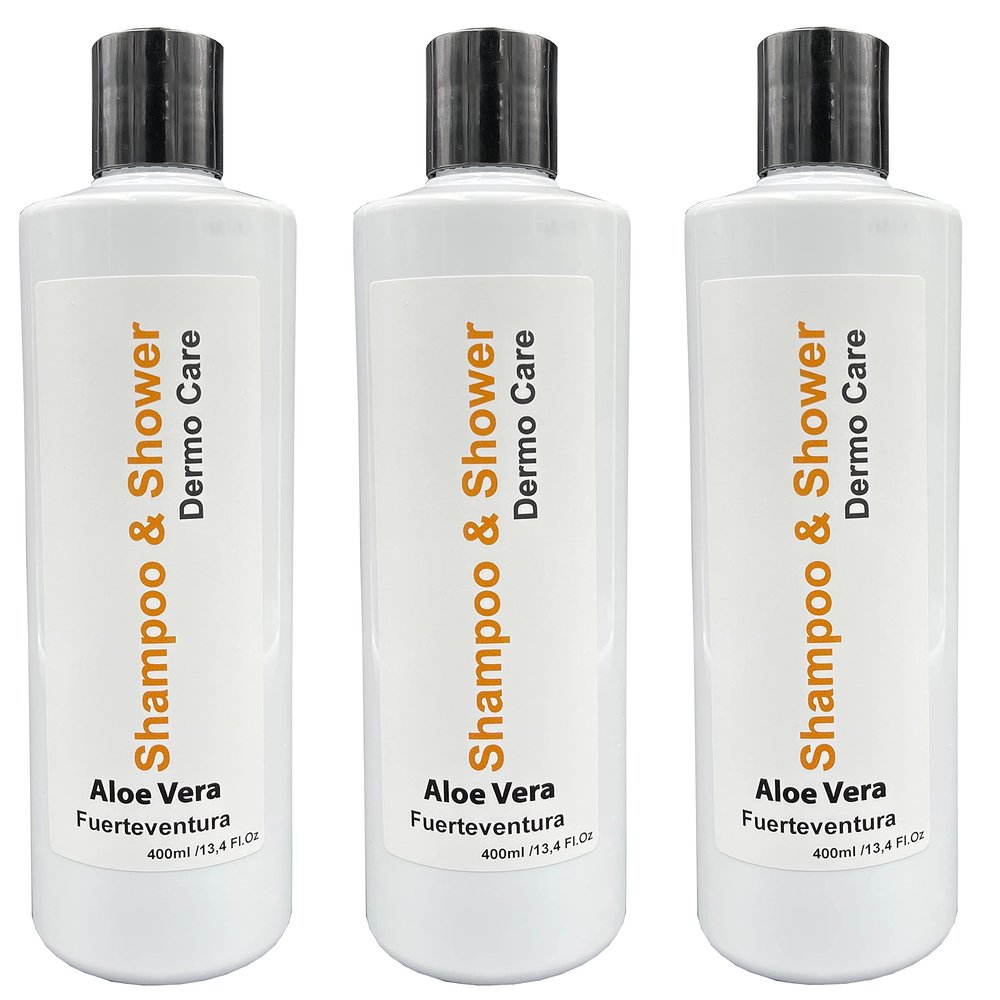 Vidaloe Aloe Vera Shampoo & Shower Gel 400 ml (3 Units)
